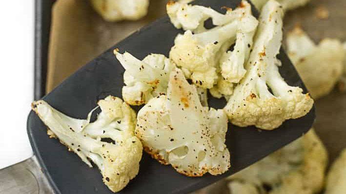 garlic roasted cauliflower