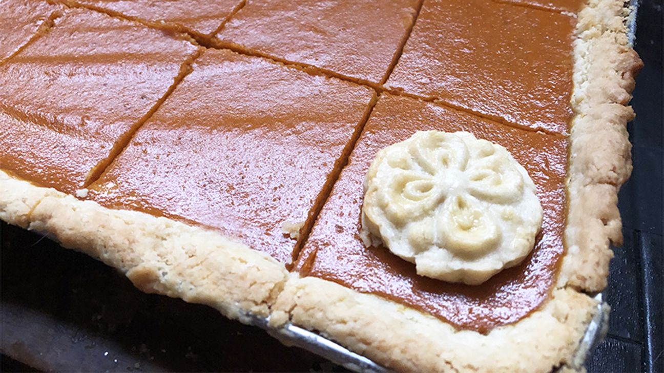 pumpkin slab pie