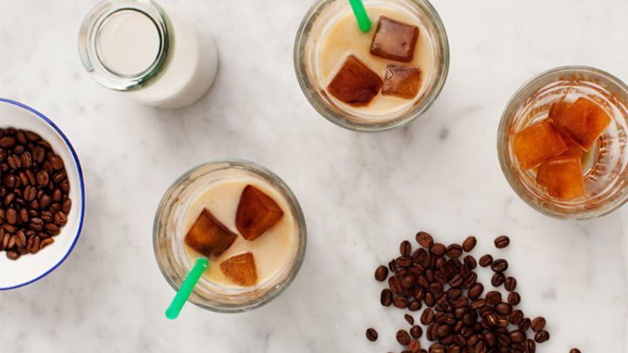Almond Milk Cold Brew Coffee Latte Recipe - Love and Lemons