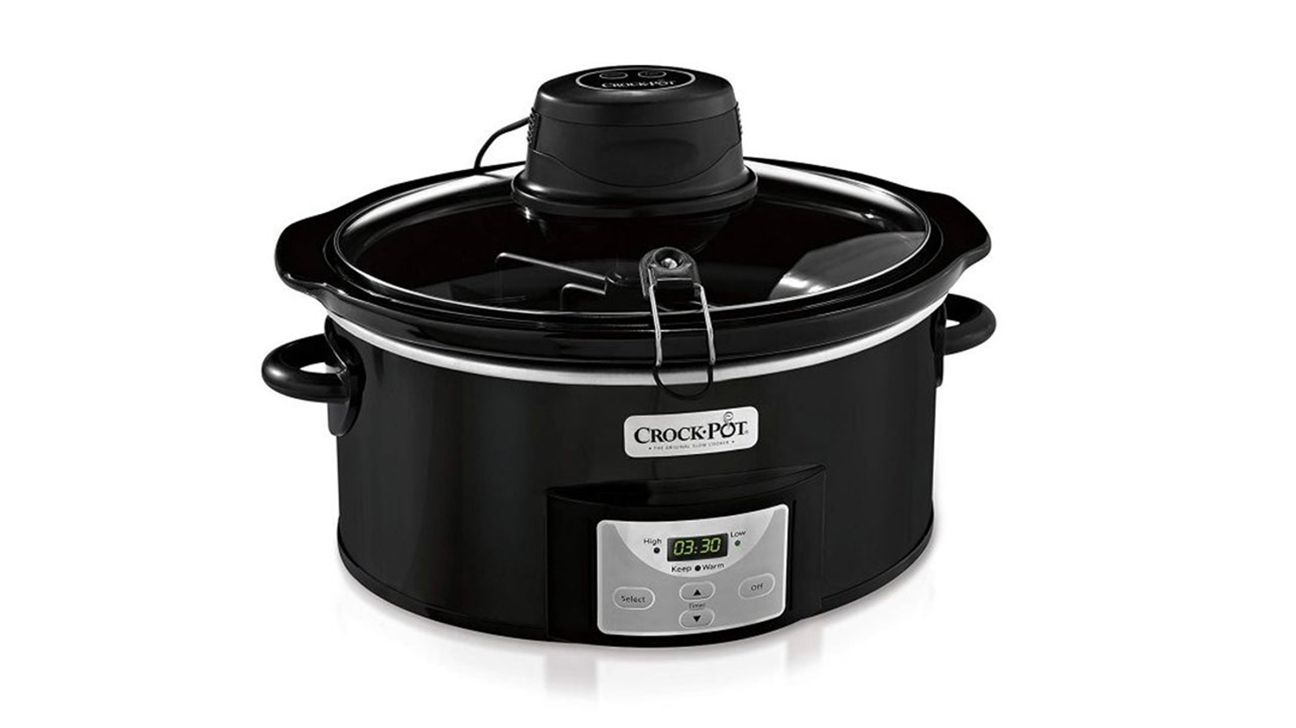Crock-Pot Hook Up Double 1 Quart Connectable Party Slow Cooker System,  Copper 