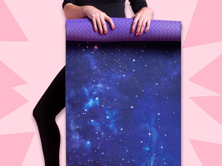 1/2-Inch Extra Thick Exercise Mat with Carrying Strap for Fitness Pilates  and Floor Workouts 
