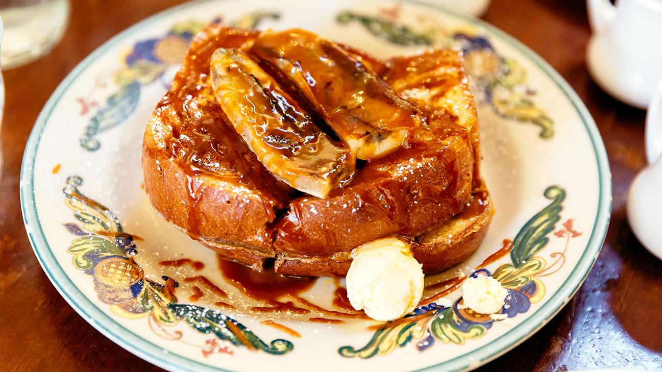 Banana french toast: meals for one