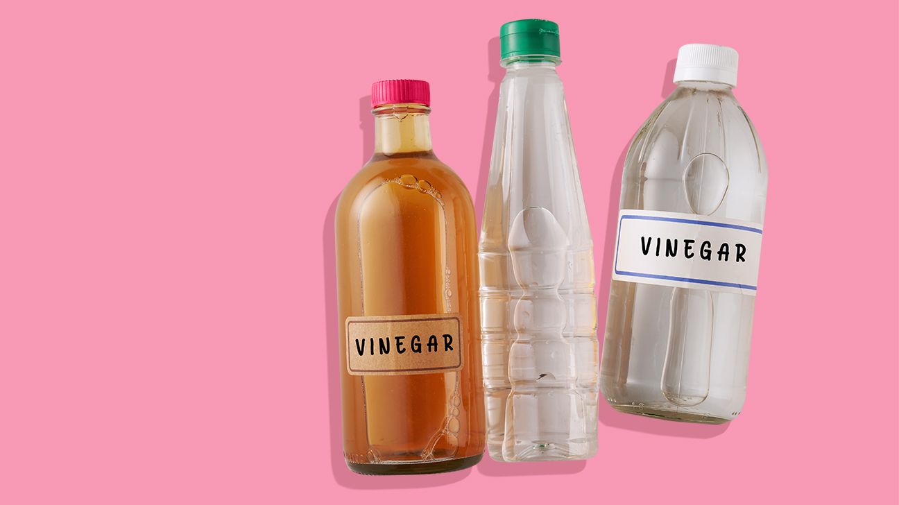 bottles of vinegar