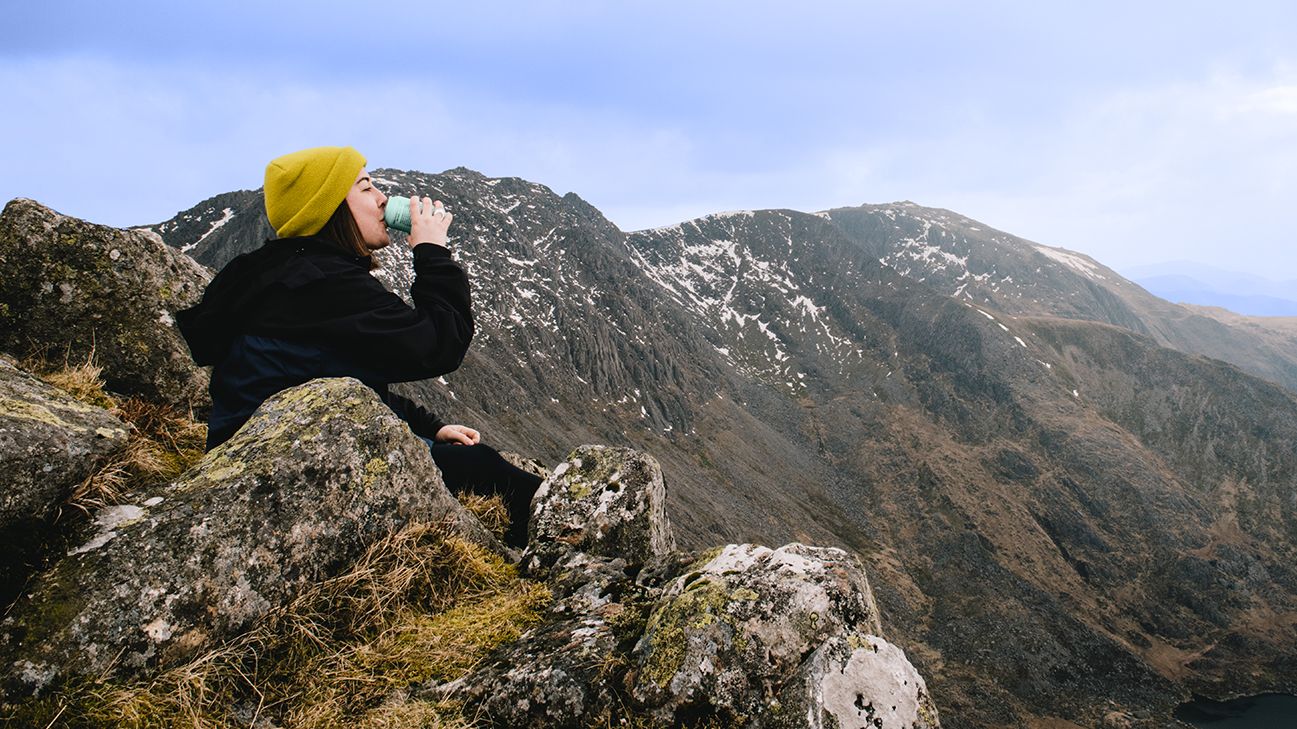 Woman exploring hidden hiking trails