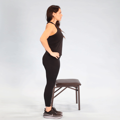standing hip flexation