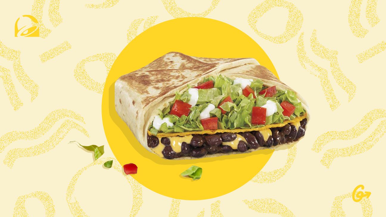 healthy taco bell bean crunch wrap supreme