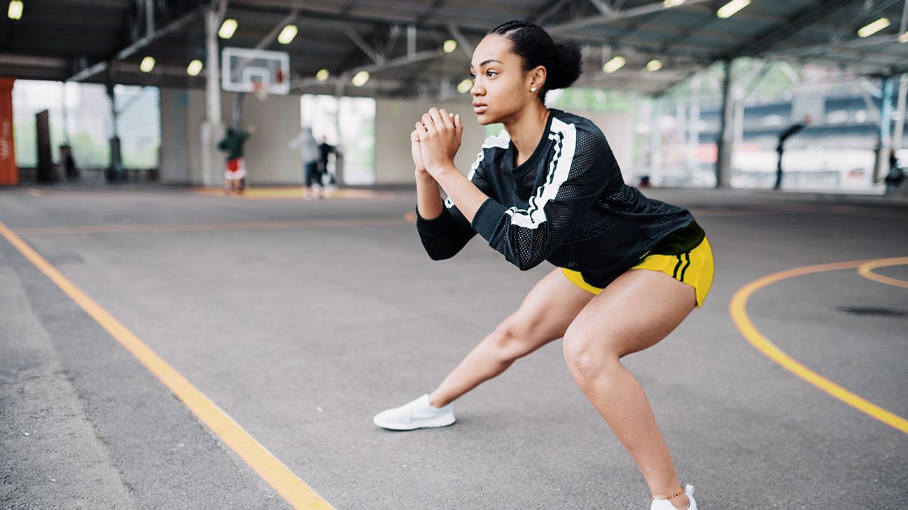 woman performing tabata header