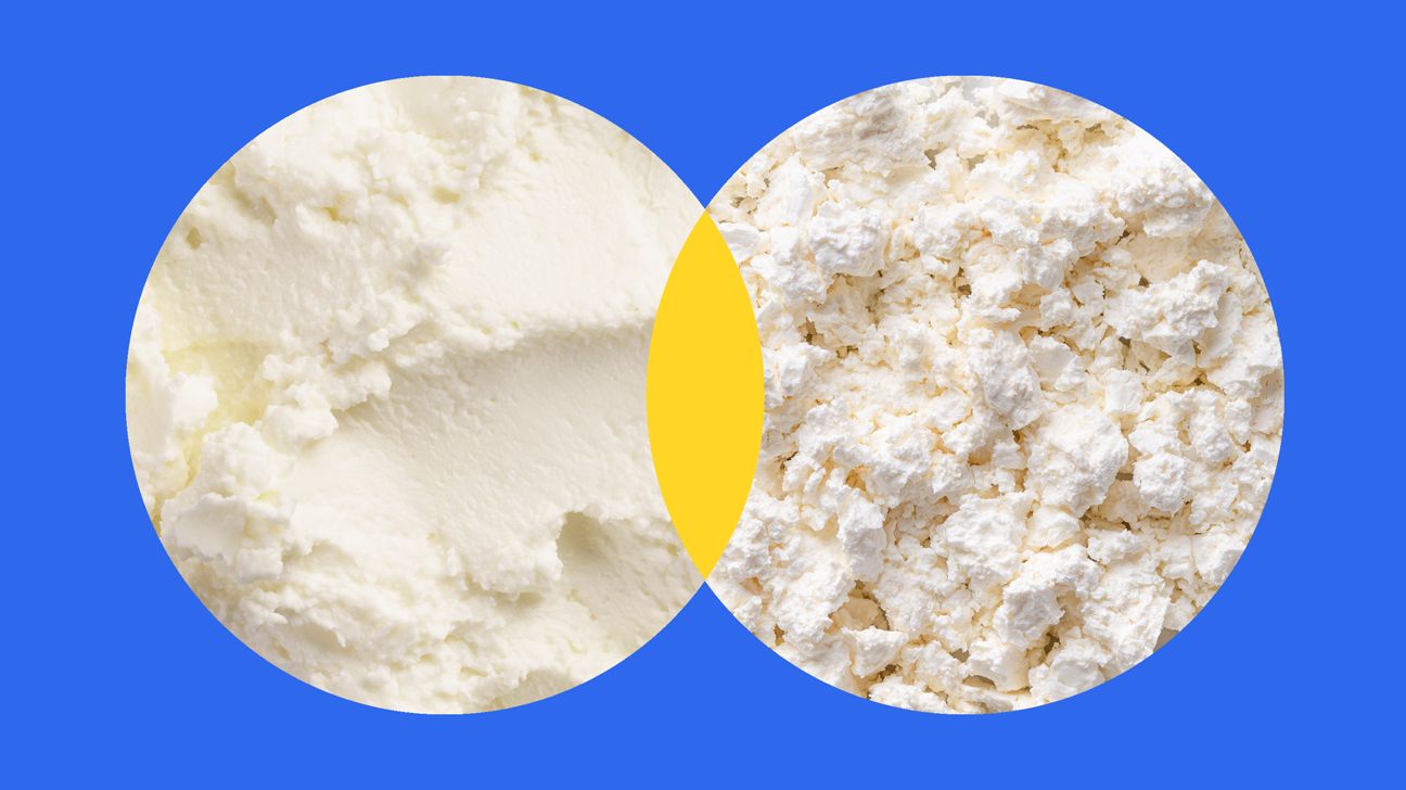 Ricotta Vs. Cottage Cheese: What Is The Difference?