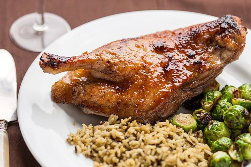 Marmalade-Glazed Roast Duck