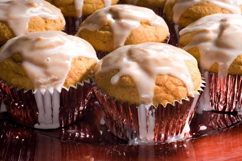 Pumpkin Cupcakes with Buttermilk Icing
