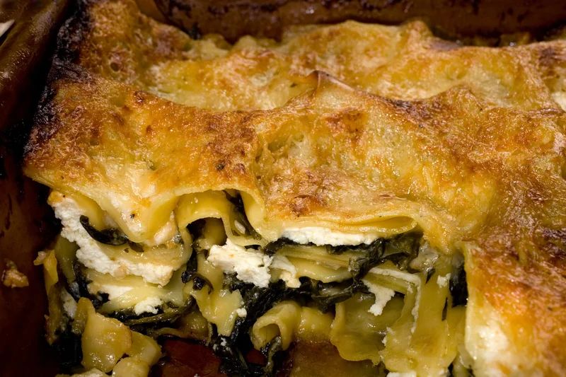 Winter Greens Lasagna