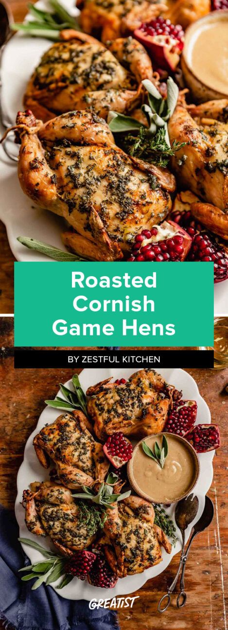 roasted cornish game hens
