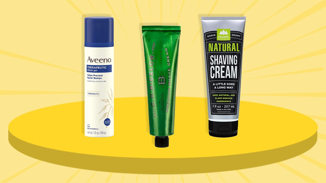 Shaving creams that help treat sunburn
