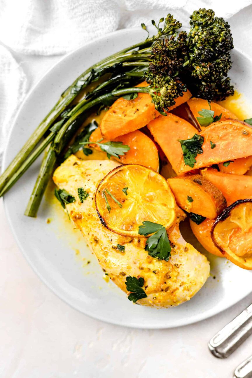 Crohn S Disease Friendly Recipes Healthy Lemon Chicken With Sweet Potatoes 18 Scaled 1 864x1296 