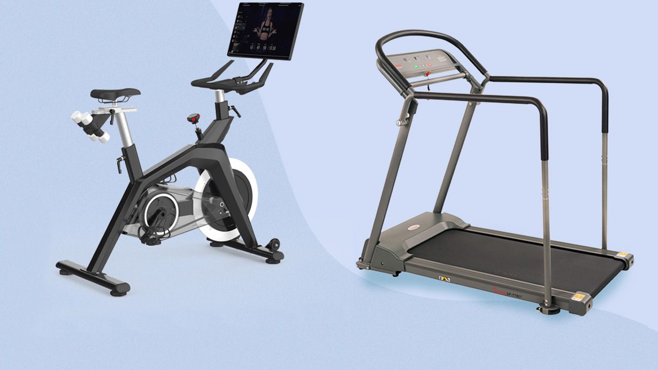 stationary bike and treadmill 