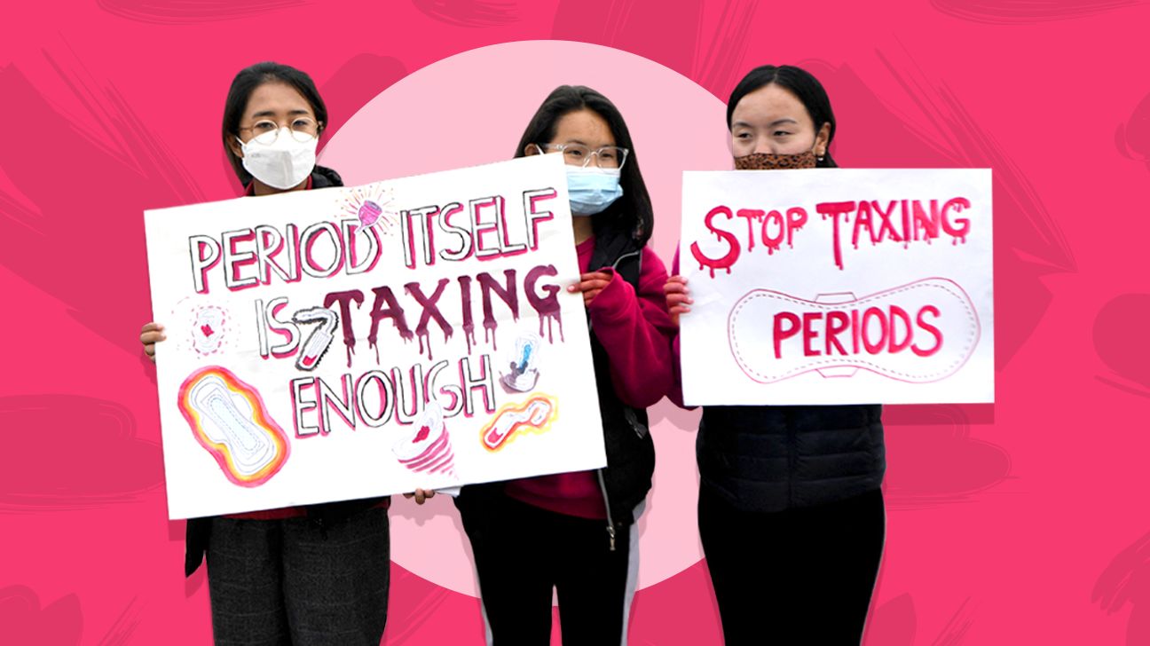 period poverty protest