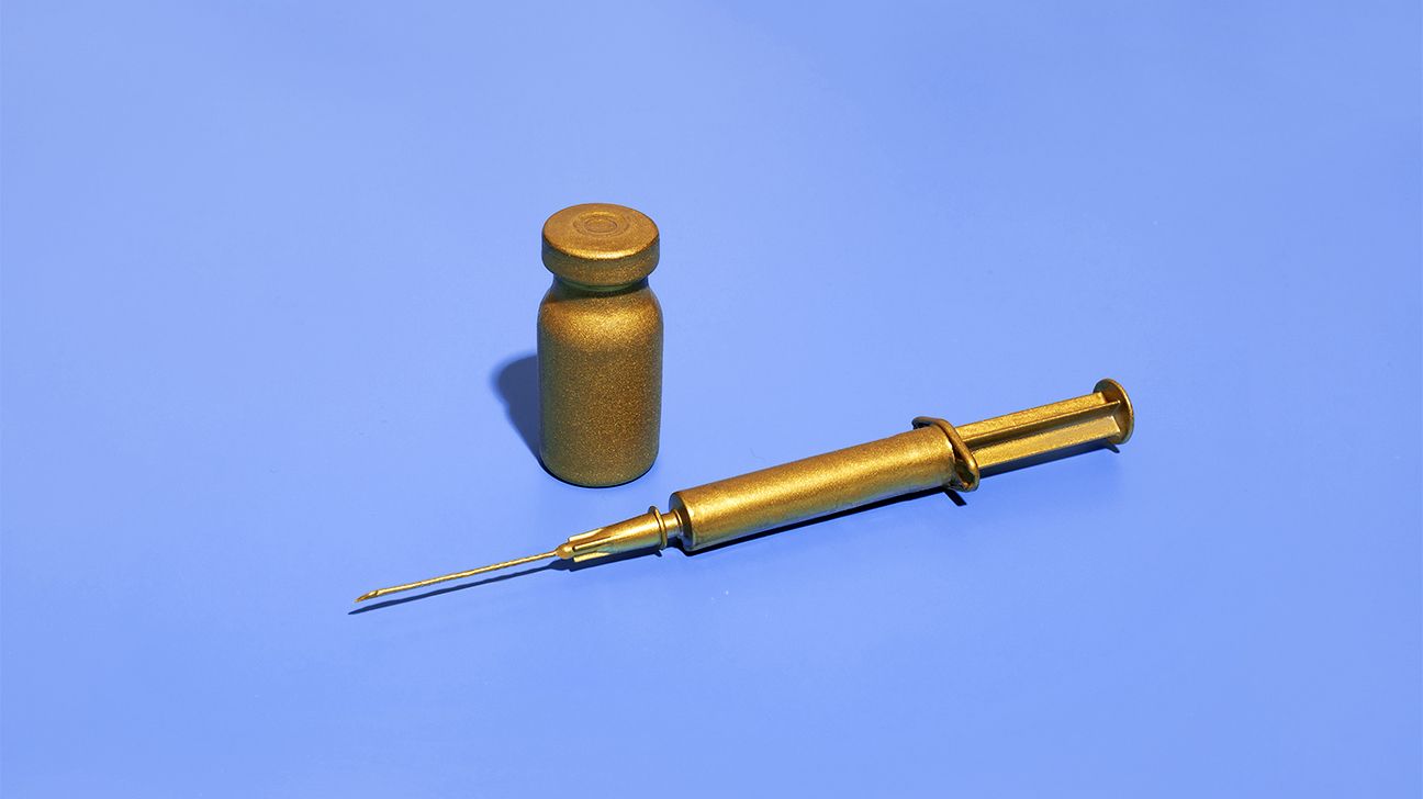 botox vial and needle