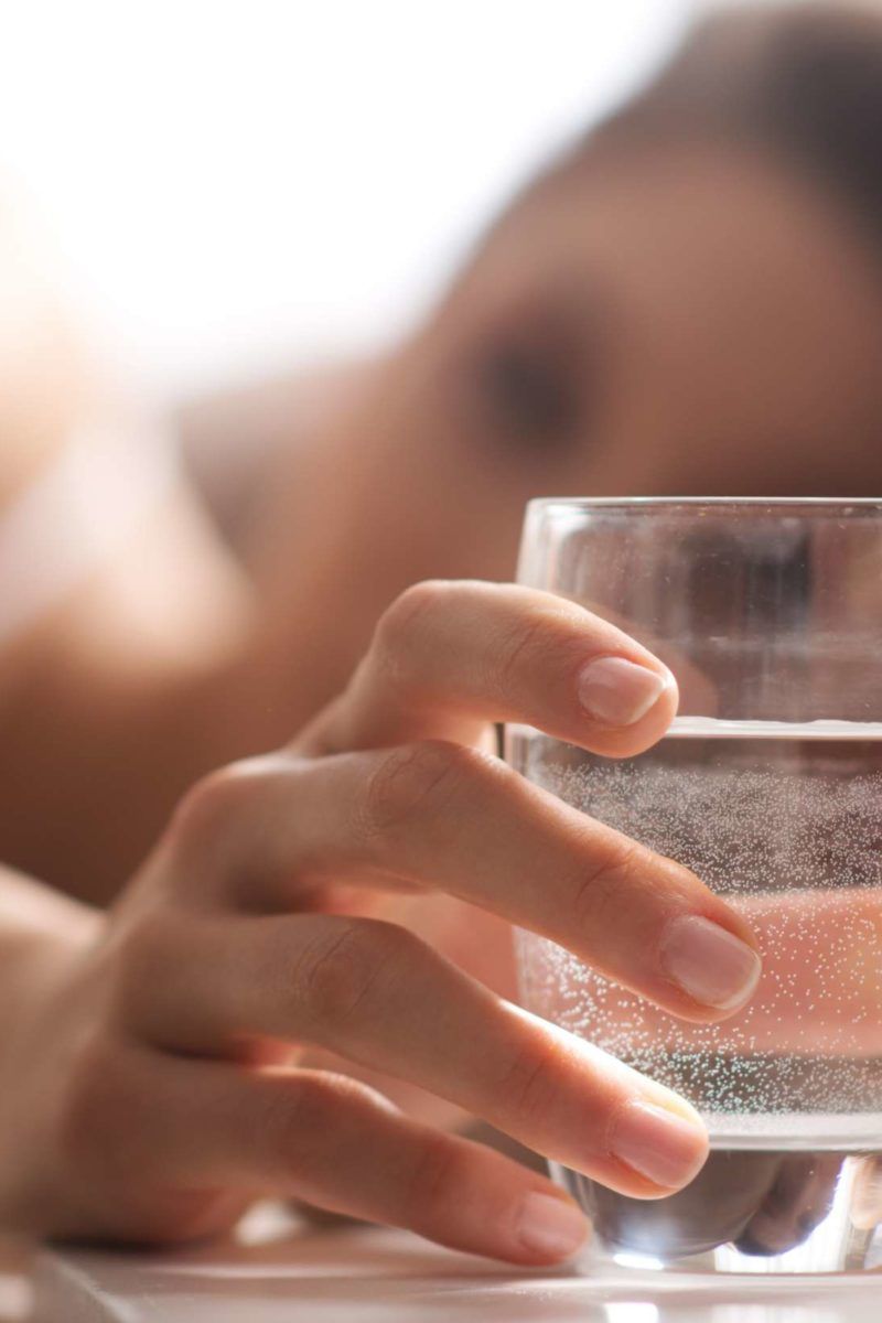 Should you be drinking water before bed?