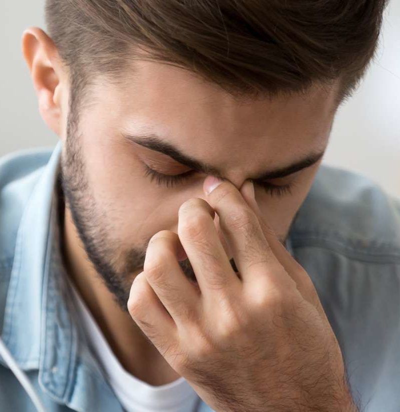 Bridge of nose pain Causes and treatment
