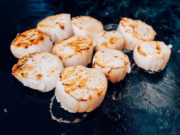 Scallops Cholesterol levels nutrient profile recipes