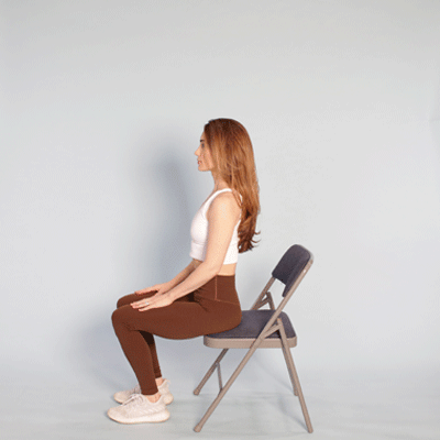 앉았다가 서다