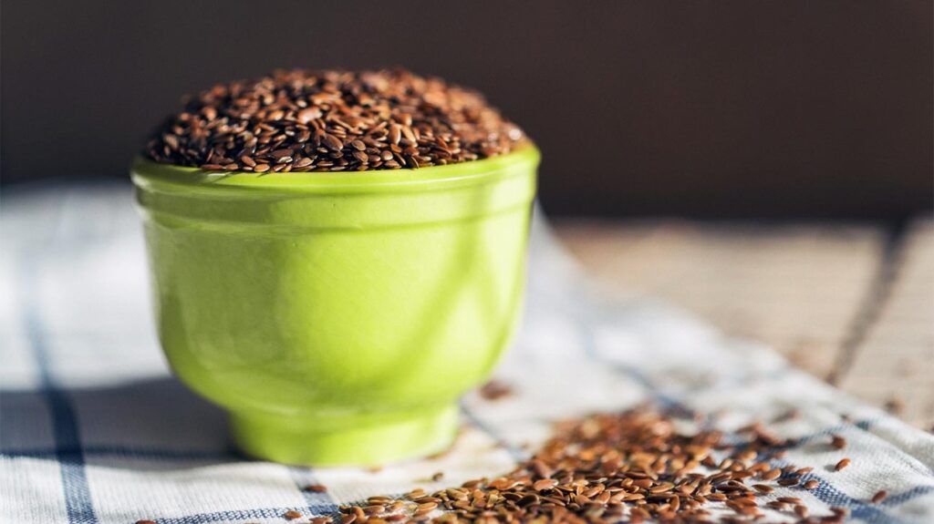 Flaxseeds for improving overall gut health