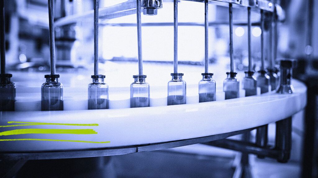 A production line of vaccine vials-2.