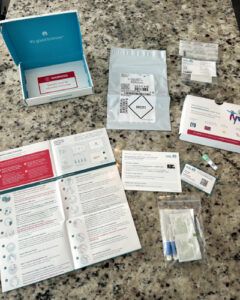 LetsGetChecked Advanced Male Hormone Test, contents