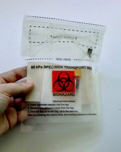 MNT reviewer's images of the LetsGetChecked Testosterone Test