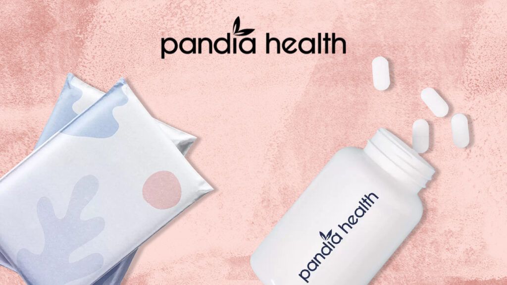 Pandia Health logo and product selection