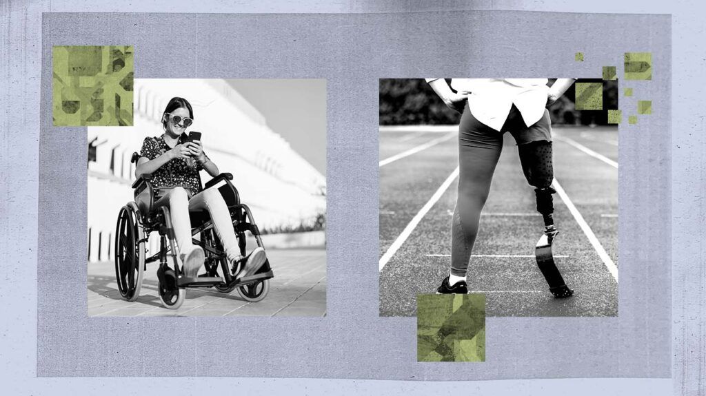 Mobility disabilities collage