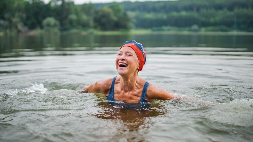 An older adult swimming-1.