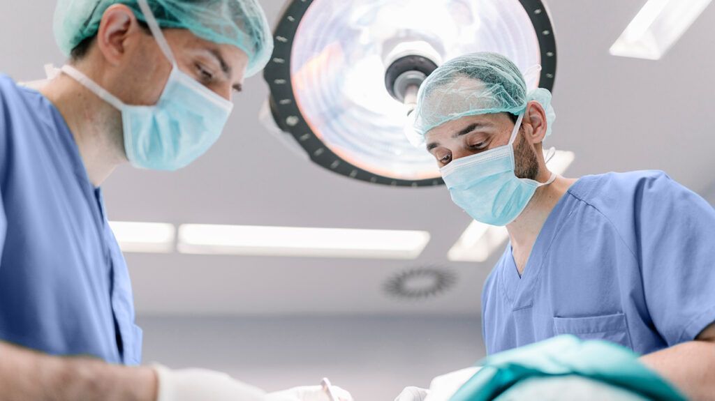 Surgeons in the operating room