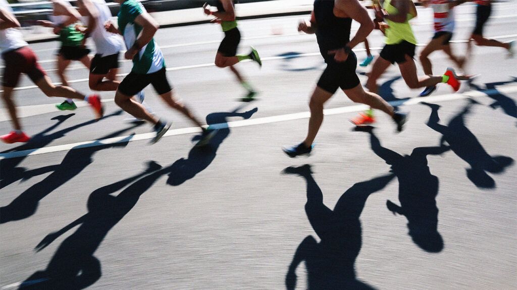 A group of people running-2.