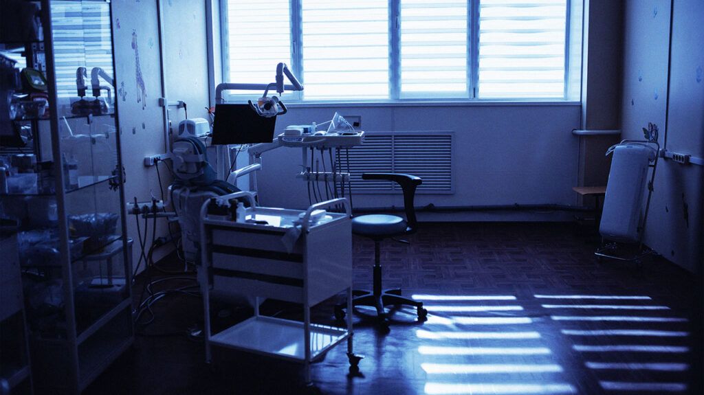 A dentist office.