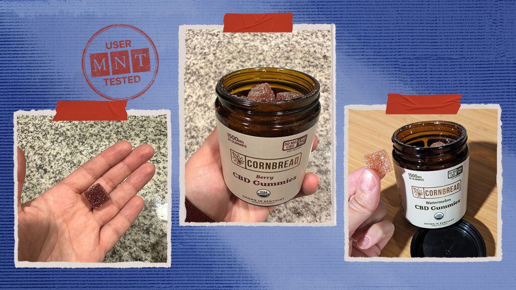 Cornbread Hemp gummies, tested by real people: one of our favorites.