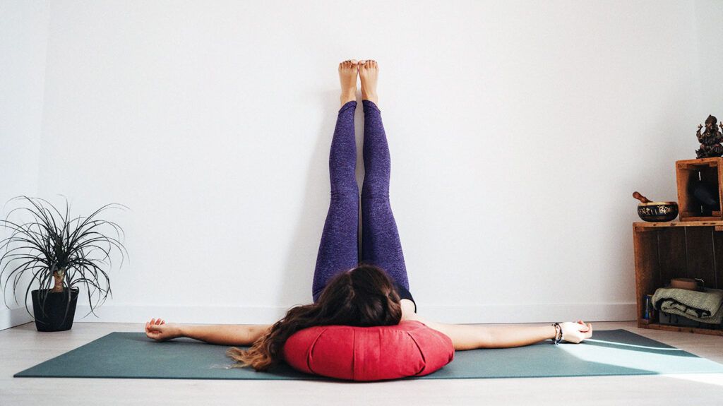 A person doing a yoga pose 1