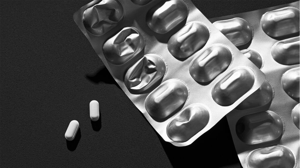 A blister pack of pills-1.