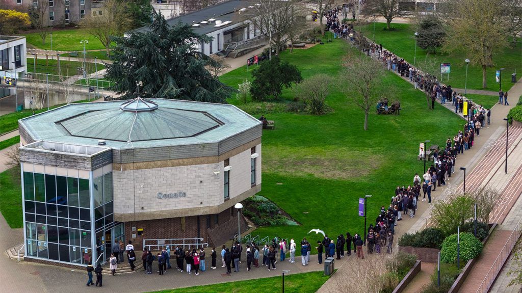 photo of Senate House at the University of Kent in England