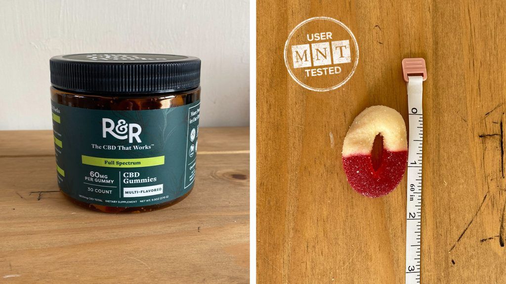 R&R CBD gummies review photos by Veronica Zambon.