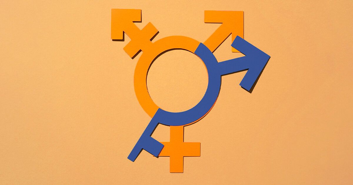 Gender Transgender Symbols On Color Background 1200x628 Facebook 1200x628 